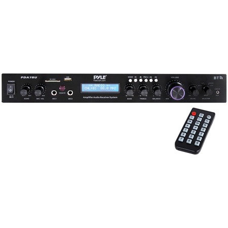PYLE Home Theater Audio Receiver Sound System with Bluetooth PDA7BU